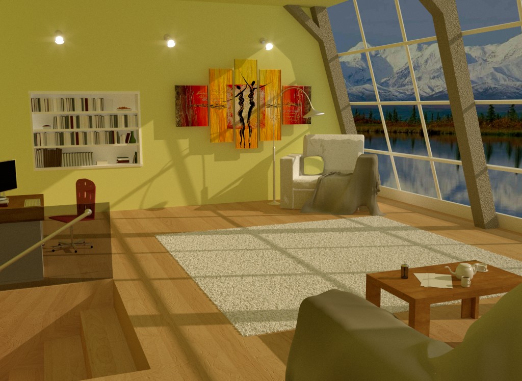 Living room - similar to design from blender cookies preview image 1